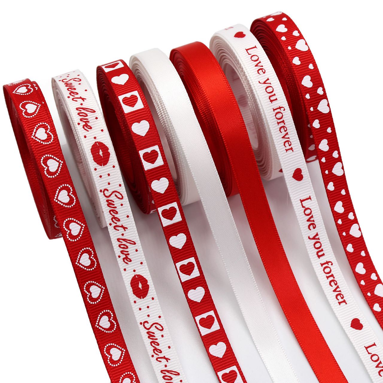 100% Polyester Different Color with Printed Grosgrain Ribbon